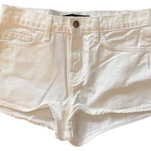 J Brand White Denim Shorts